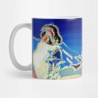 World Cup Cricket Batsman art Mug